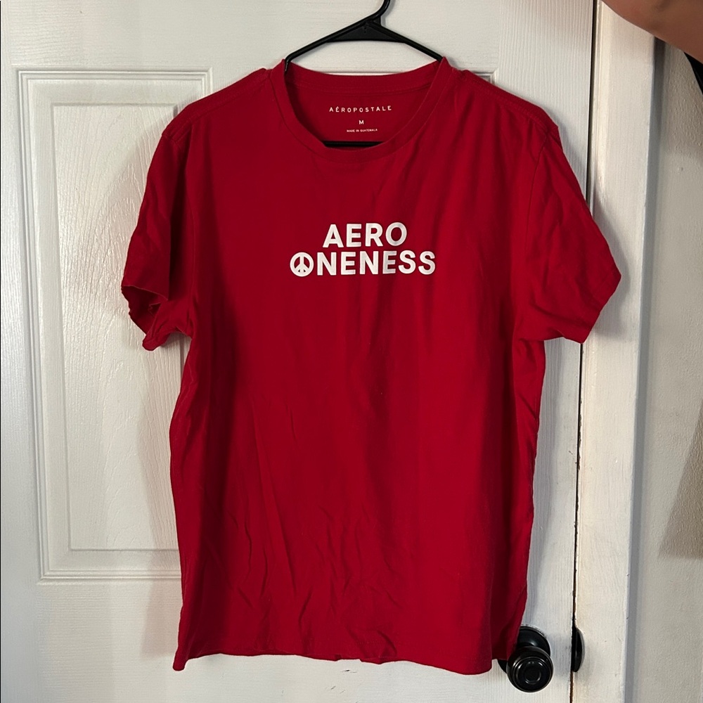 Men’s M Aeropostale Red Aero Oneness Tee
